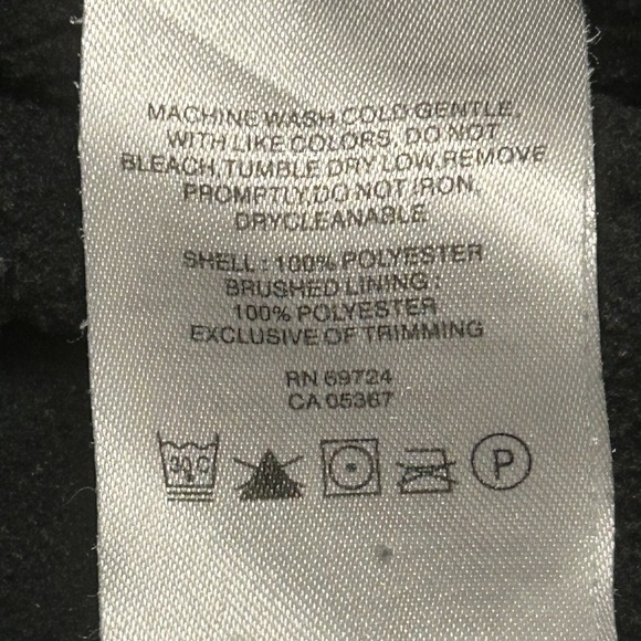 Columbia 1/2 Zip Fleece Sweater Men's S Black Pullover Outdoor Hiking Pocket - Picture 8 of 11